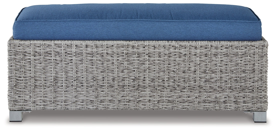Naples Beach Bench with Cushion Milwaukee Furniture of Chicago - Furniture Store in Chicago Serving Humbolt Park, Roscoe Village, Avondale, & Homan Square