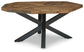 Haileeton Oval Cocktail Table Milwaukee Furniture of Chicago - Furniture Store in Chicago Serving Humbolt Park, Roscoe Village, Avondale, & Homan Square