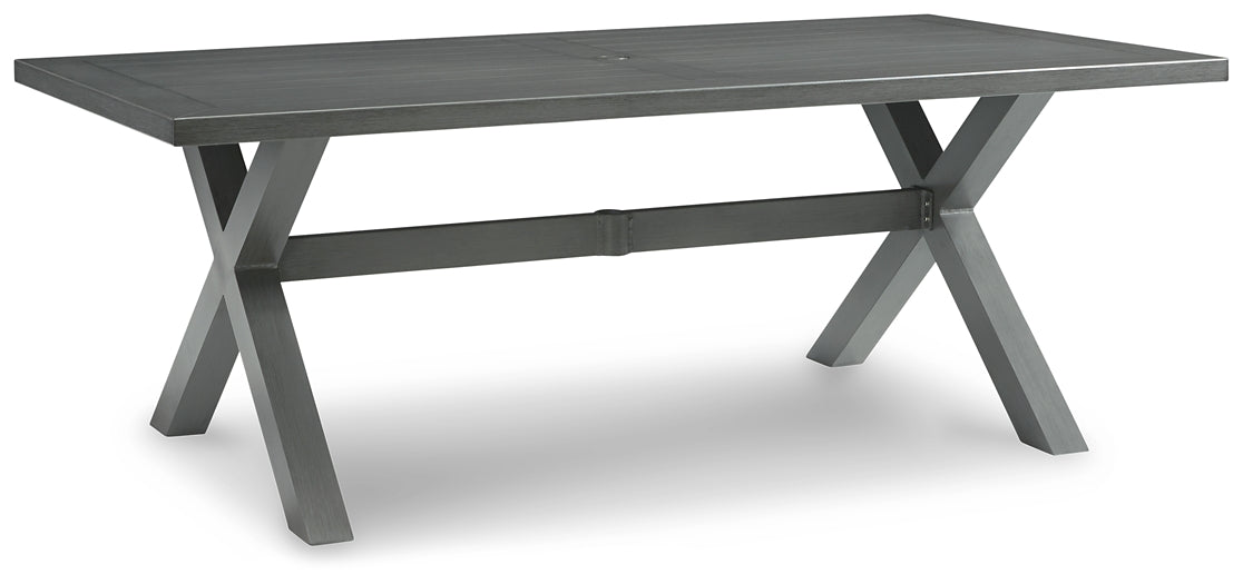 Elite Park RECT Dining Table w/UMB OPT Milwaukee Furniture of Chicago - Furniture Store in Chicago Serving Humbolt Park, Roscoe Village, Avondale, & Homan Square