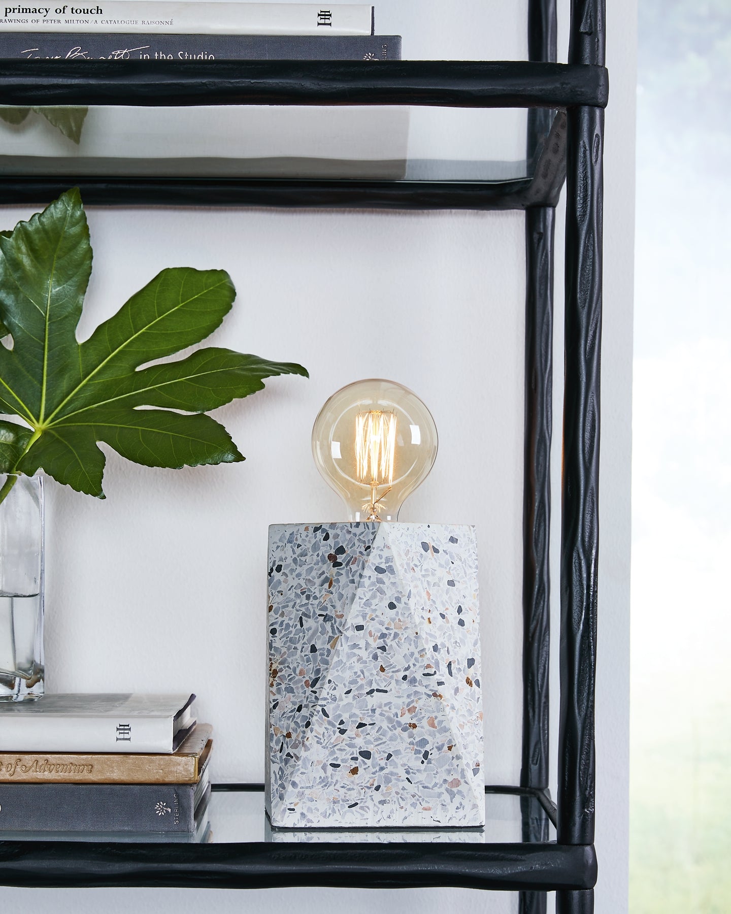 Maywick Concrete Table Lamp (1/CN) Milwaukee Furniture of Chicago - Furniture Store in Chicago Serving Humbolt Park, Roscoe Village, Avondale, & Homan Square