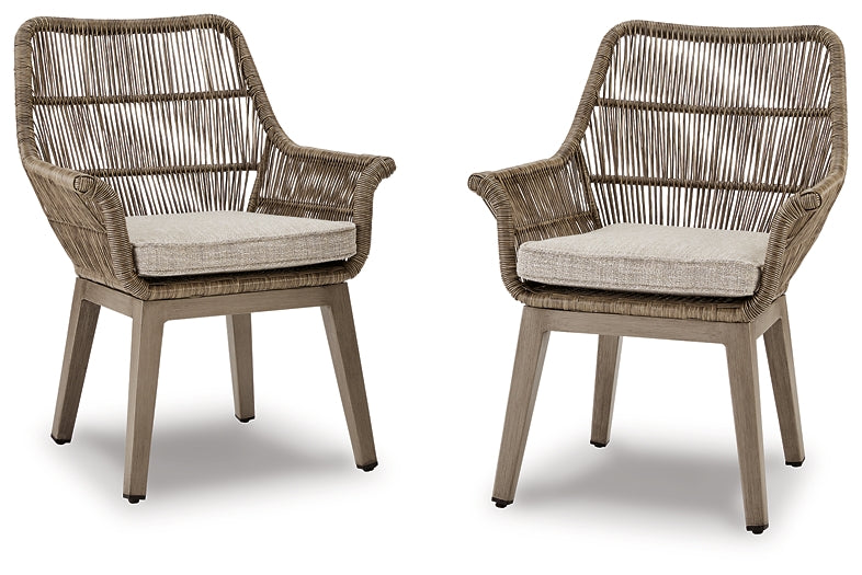 Beach Front Arm Chair With Cushion (2/CN) Milwaukee Furniture of Chicago - Furniture Store in Chicago Serving Humbolt Park, Roscoe Village, Avondale, & Homan Square