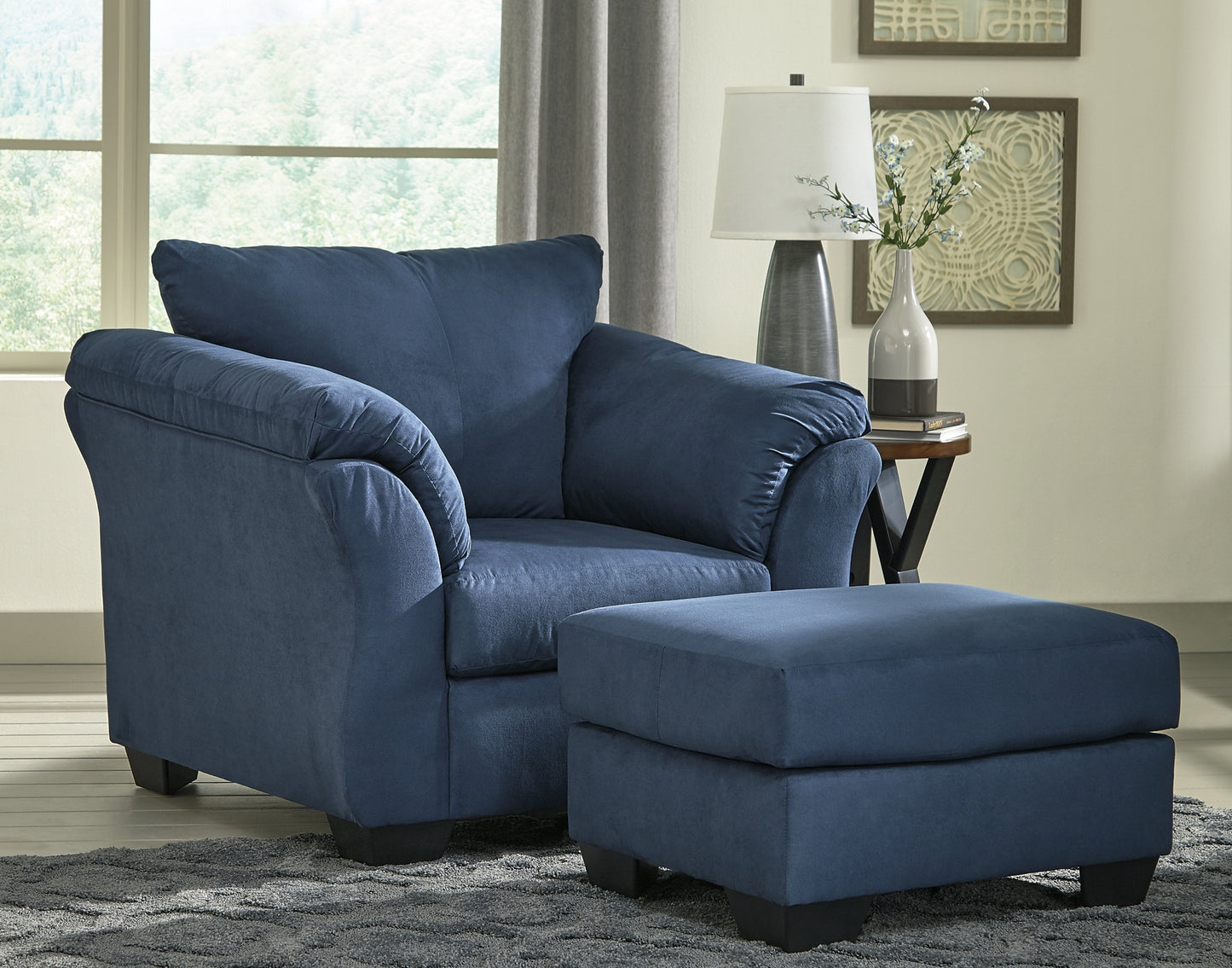 Darcy Chair and Ottoman Milwaukee Furniture of Chicago - Furniture Store in Chicago Serving Humbolt Park, Roscoe Village, Avondale, & Homan Square