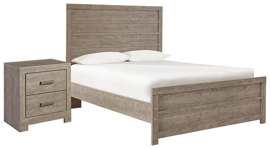 Culverbach Full Panel Bed with Nightstand Milwaukee Furniture of Chicago - Furniture Store in Chicago Serving Humbolt Park, Roscoe Village, Avondale, & Homan Square