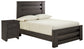 Brinxton Full Panel Bed with Nightstand Milwaukee Furniture of Chicago - Furniture Store in Chicago Serving Humbolt Park, Roscoe Village, Avondale, & Homan Square