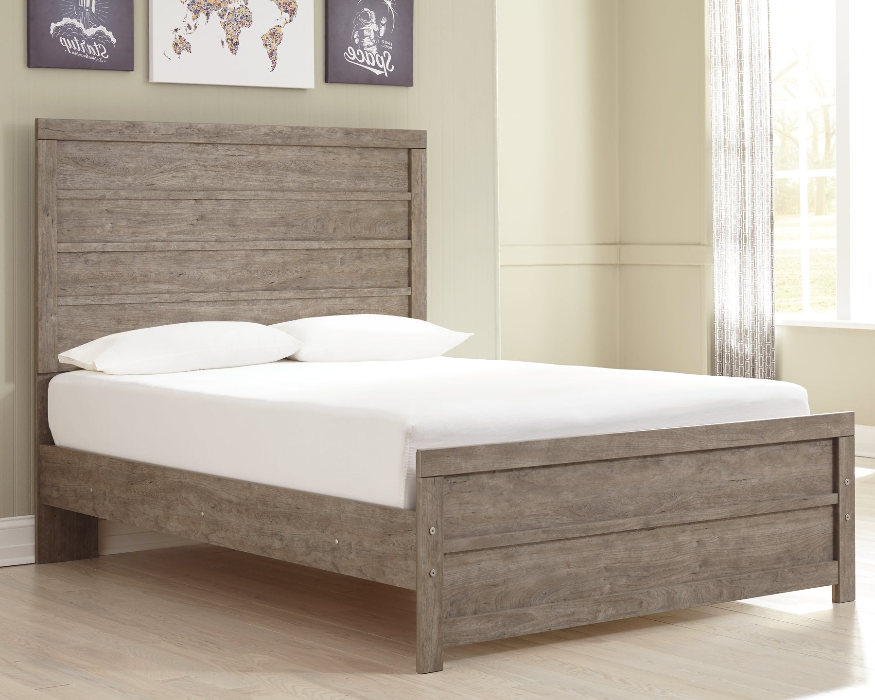 Culverbach Full Panel Bed with 2 Nightstands Milwaukee Furniture of Chicago - Furniture Store in Chicago Serving Humbolt Park, Roscoe Village, Avondale, & Homan Square