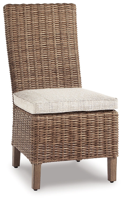 Beachcroft Outdoor Dining Table and 4 Chairs and Bench Milwaukee Furniture of Chicago - Furniture Store in Chicago Serving Humbolt Park, Roscoe Village, Avondale, & Homan Square