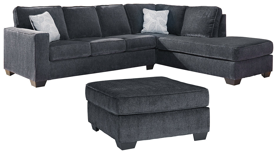 Altari 2-Piece Sleeper Sectional with Ottoman Milwaukee Furniture of Chicago - Furniture Store in Chicago Serving Humbolt Park, Roscoe Village, Avondale, & Homan Square