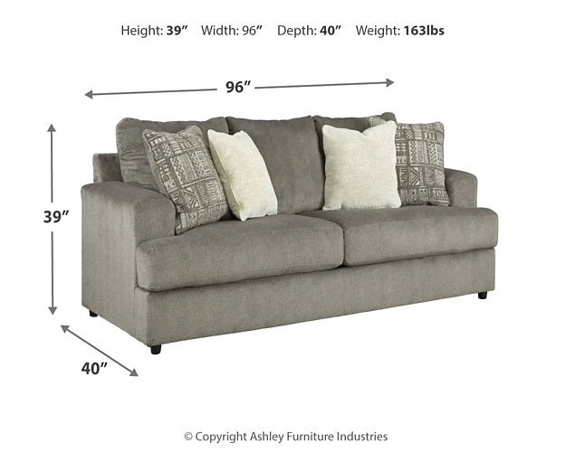 Soletren Sofa, Loveseat, Chair and Ottoman Milwaukee Furniture of Chicago - Furniture Store in Chicago Serving Humbolt Park, Roscoe Village, Avondale, & Homan Square