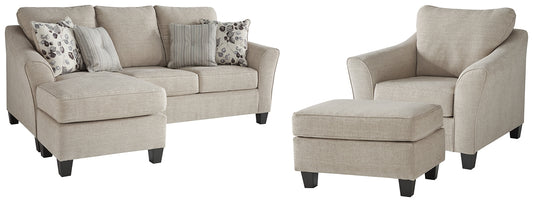 Abney Sofa Chaise, Chair, and Ottoman Milwaukee Furniture of Chicago - Furniture Store in Chicago Serving Humbolt Park, Roscoe Village, Avondale, & Homan Square