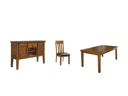 Ralene Dining Table and 8 Chairs with Storage Milwaukee Furniture of Chicago - Furniture Store in Chicago Serving Humbolt Park, Roscoe Village, Avondale, & Homan Square
