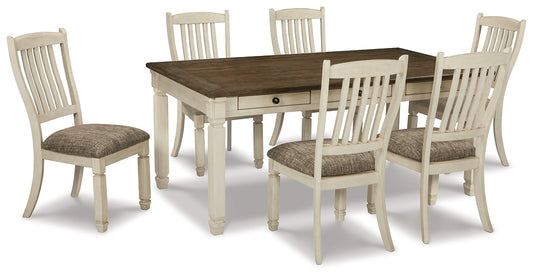 Bolanburg Dining Table and 6 Chairs Milwaukee Furniture of Chicago - Furniture Store in Chicago Serving Humbolt Park, Roscoe Village, Avondale, & Homan Square