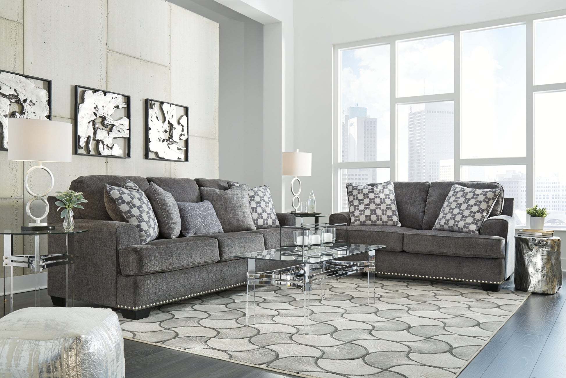 Locklin Sofa and Loveseat Milwaukee Furniture of Chicago - Furniture Store in Chicago Serving Humbolt Park, Roscoe Village, Avondale, & Homan Square