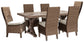 Beachcroft Outdoor Dining Table and 6 Chairs Milwaukee Furniture of Chicago - Furniture Store in Chicago Serving Humbolt Park, Roscoe Village, Avondale, & Homan Square
