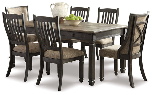 Tyler Creek Dining Table and 6 Chairs Milwaukee Furniture of Chicago - Furniture Store in Chicago Serving Humbolt Park, Roscoe Village, Avondale, & Homan Square