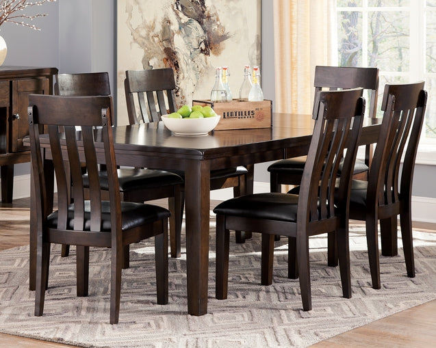 Haddigan Dining Table and 6 Chairs Milwaukee Furniture of Chicago - Furniture Store in Chicago Serving Humbolt Park, Roscoe Village, Avondale, & Homan Square