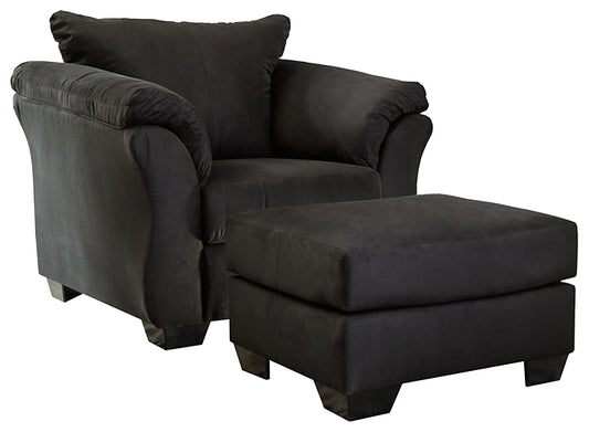 Darcy Chair and Ottoman Milwaukee Furniture of Chicago - Furniture Store in Chicago Serving Humbolt Park, Roscoe Village, Avondale, & Homan Square