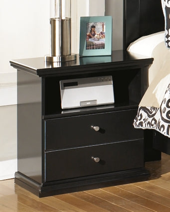 Maribel Twin Panel Bed with Mirrored Dresser and 2 Nightstands Milwaukee Furniture of Chicago - Furniture Store in Chicago Serving Humbolt Park, Roscoe Village, Avondale, & Homan Square