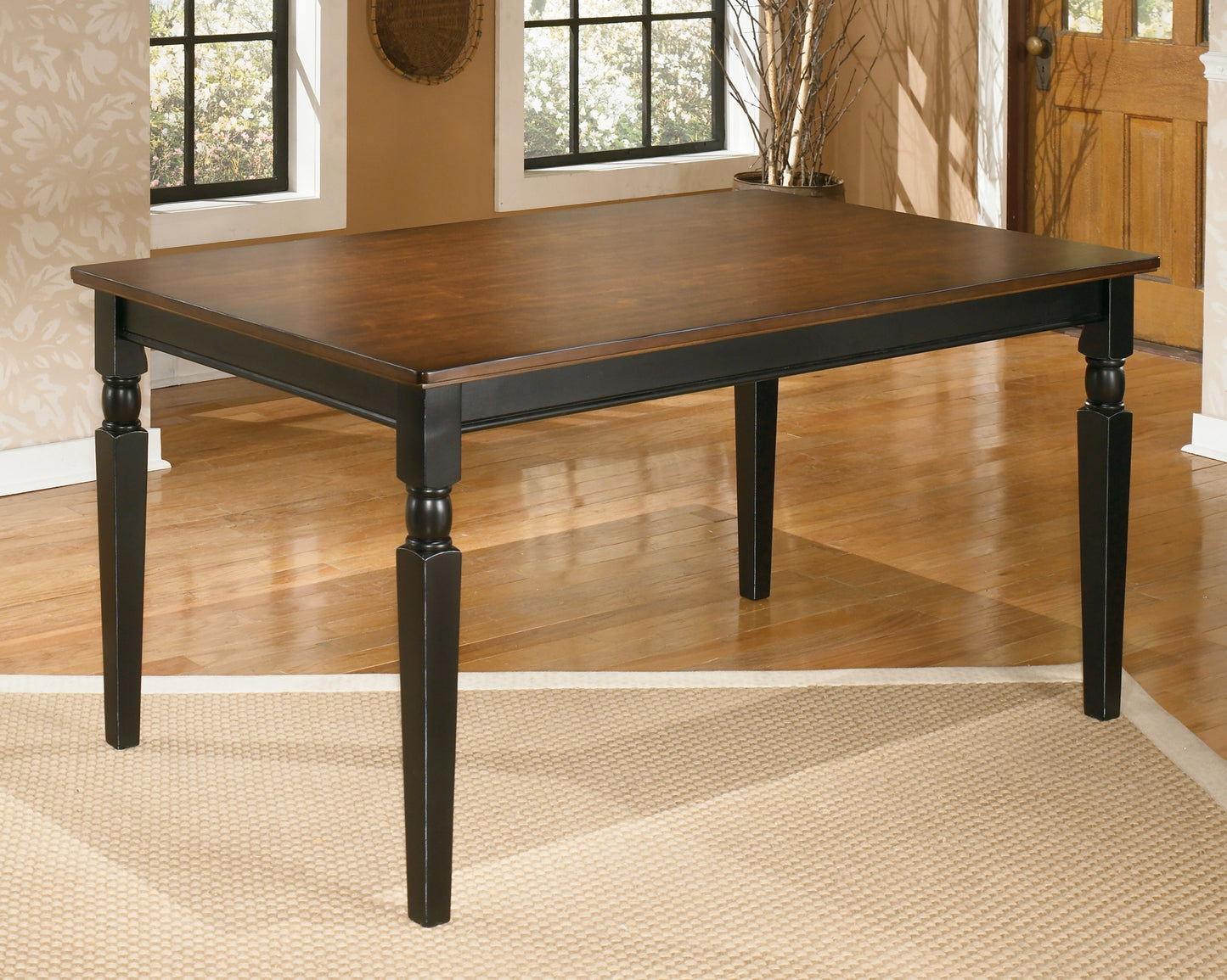 Owingsville Dining Table and 2 Chairs and 2 Benches Milwaukee Furniture of Chicago - Furniture Store in Chicago Serving Humbolt Park, Roscoe Village, Avondale, & Homan Square
