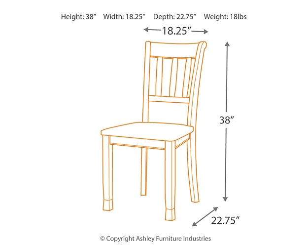 Owingsville Dining Table and 6 Chairs Milwaukee Furniture of Chicago - Furniture Store in Chicago Serving Humbolt Park, Roscoe Village, Avondale, & Homan Square