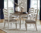 Realyn Dining Table and 4 Chairs Milwaukee Furniture of Chicago - Furniture Store in Chicago Serving Humbolt Park, Roscoe Village, Avondale, & Homan Square