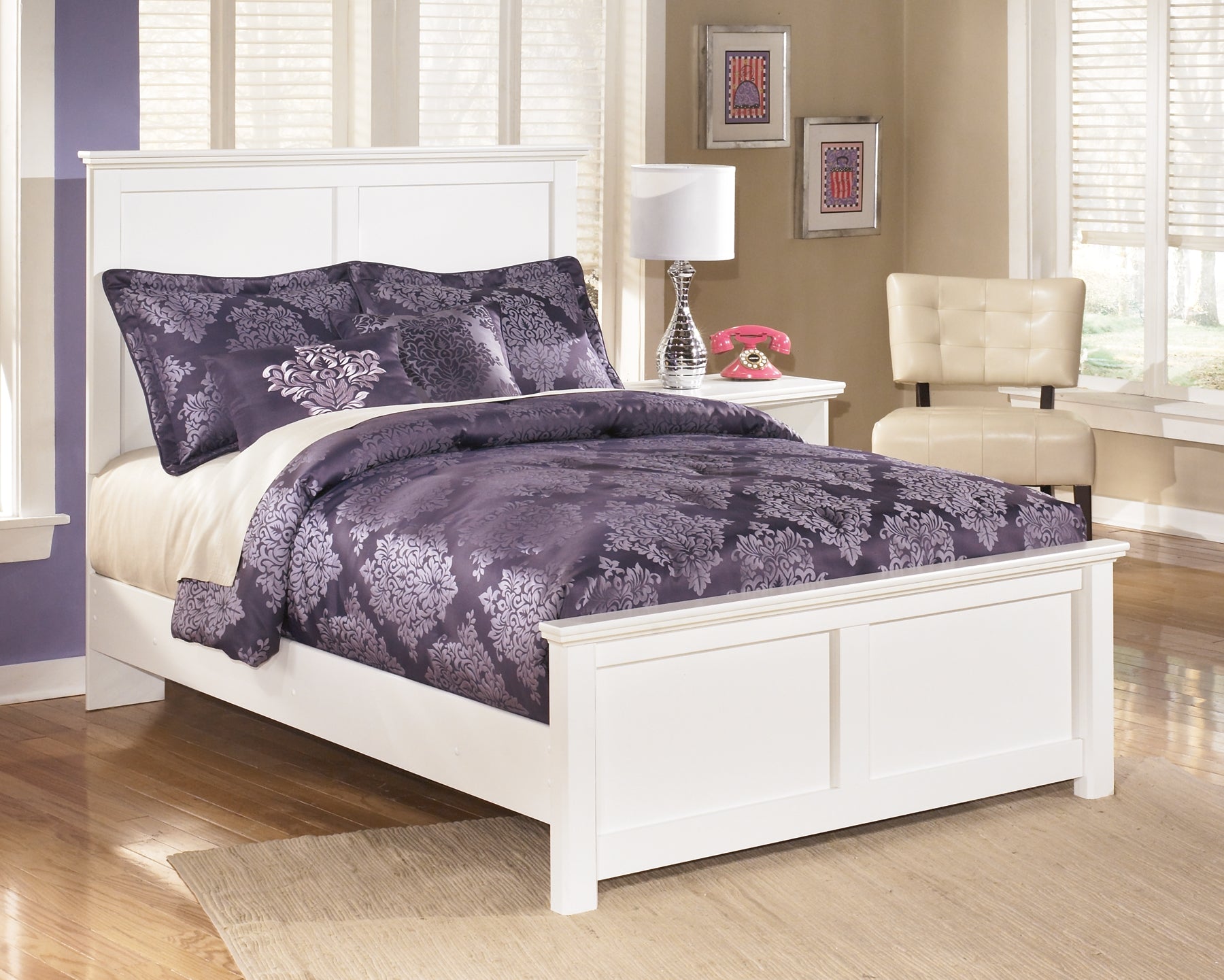Bostwick Shoals Full Panel Bed with Mirrored Dresser and 2 Nightstands Milwaukee Furniture of Chicago - Furniture Store in Chicago Serving Humbolt Park, Roscoe Village, Avondale, & Homan Square