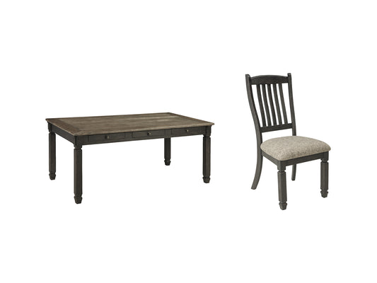 Tyler Creek Dining Table and 6 Chairs Milwaukee Furniture of Chicago - Furniture Store in Chicago Serving Humbolt Park, Roscoe Village, Avondale, & Homan Square