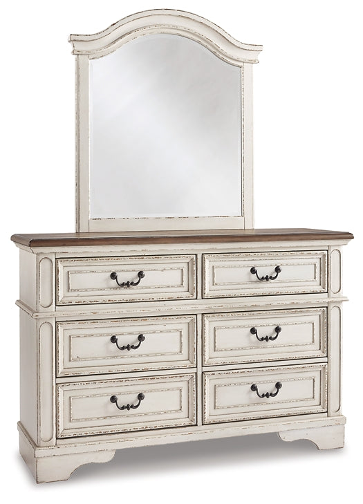 Realyn Full Panel Bed with Mirrored Dresser and Chest Milwaukee Furniture of Chicago - Furniture Store in Chicago Serving Humbolt Park, Roscoe Village, Avondale, & Homan Square