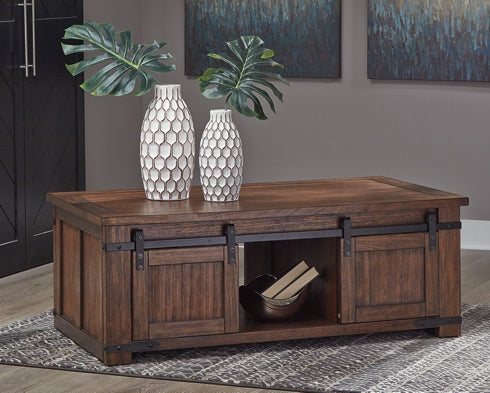 Budmore Coffee Table with 2 End Tables Milwaukee Furniture of Chicago - Furniture Store in Chicago Serving Humbolt Park, Roscoe Village, Avondale, & Homan Square