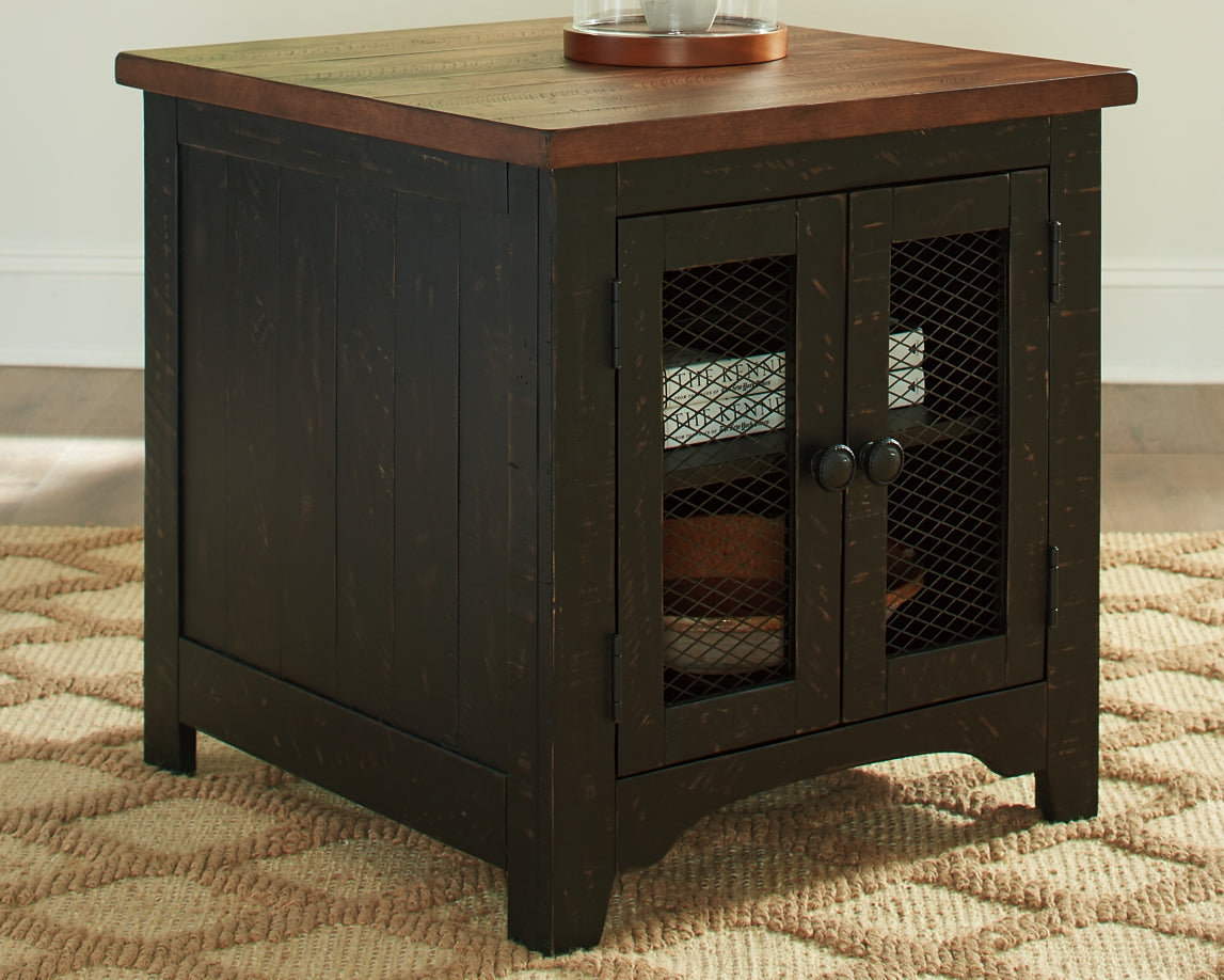 Valebeck Coffee Table with 2 End Tables Milwaukee Furniture of Chicago - Furniture Store in Chicago Serving Humbolt Park, Roscoe Village, Avondale, & Homan Square
