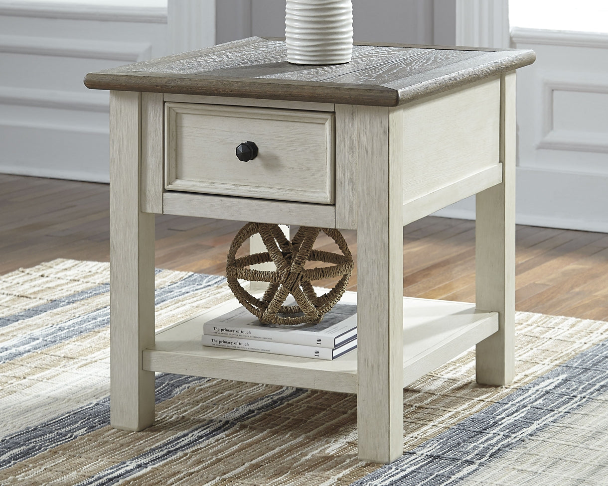 Bolanburg Coffee Table with 2 End Tables Milwaukee Furniture of Chicago - Furniture Store in Chicago Serving Humbolt Park, Roscoe Village, Avondale, & Homan Square