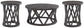 Sharzane Coffee Table with 2 End Tables Milwaukee Furniture of Chicago - Furniture Store in Chicago Serving Humbolt Park, Roscoe Village, Avondale, & Homan Square