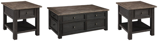 Tyler Creek Coffee Table with 2 End Tables Milwaukee Furniture of Chicago - Furniture Store in Chicago Serving Humbolt Park, Roscoe Village, Avondale, & Homan Square