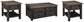 Tyler Creek Coffee Table with 2 End Tables Milwaukee Furniture of Chicago - Furniture Store in Chicago Serving Humbolt Park, Roscoe Village, Avondale, & Homan Square