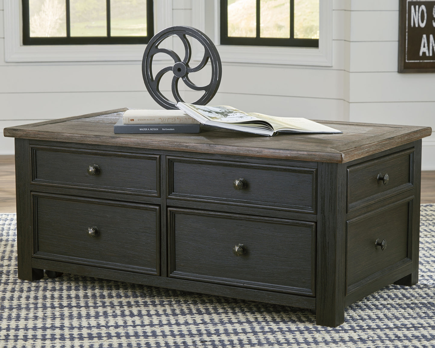 Tyler Creek Coffee Table with 2 End Tables Milwaukee Furniture of Chicago - Furniture Store in Chicago Serving Humbolt Park, Roscoe Village, Avondale, & Homan Square