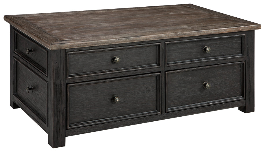 Tyler Creek Coffee Table with 2 End Tables Milwaukee Furniture of Chicago - Furniture Store in Chicago Serving Humbolt Park, Roscoe Village, Avondale, & Homan Square