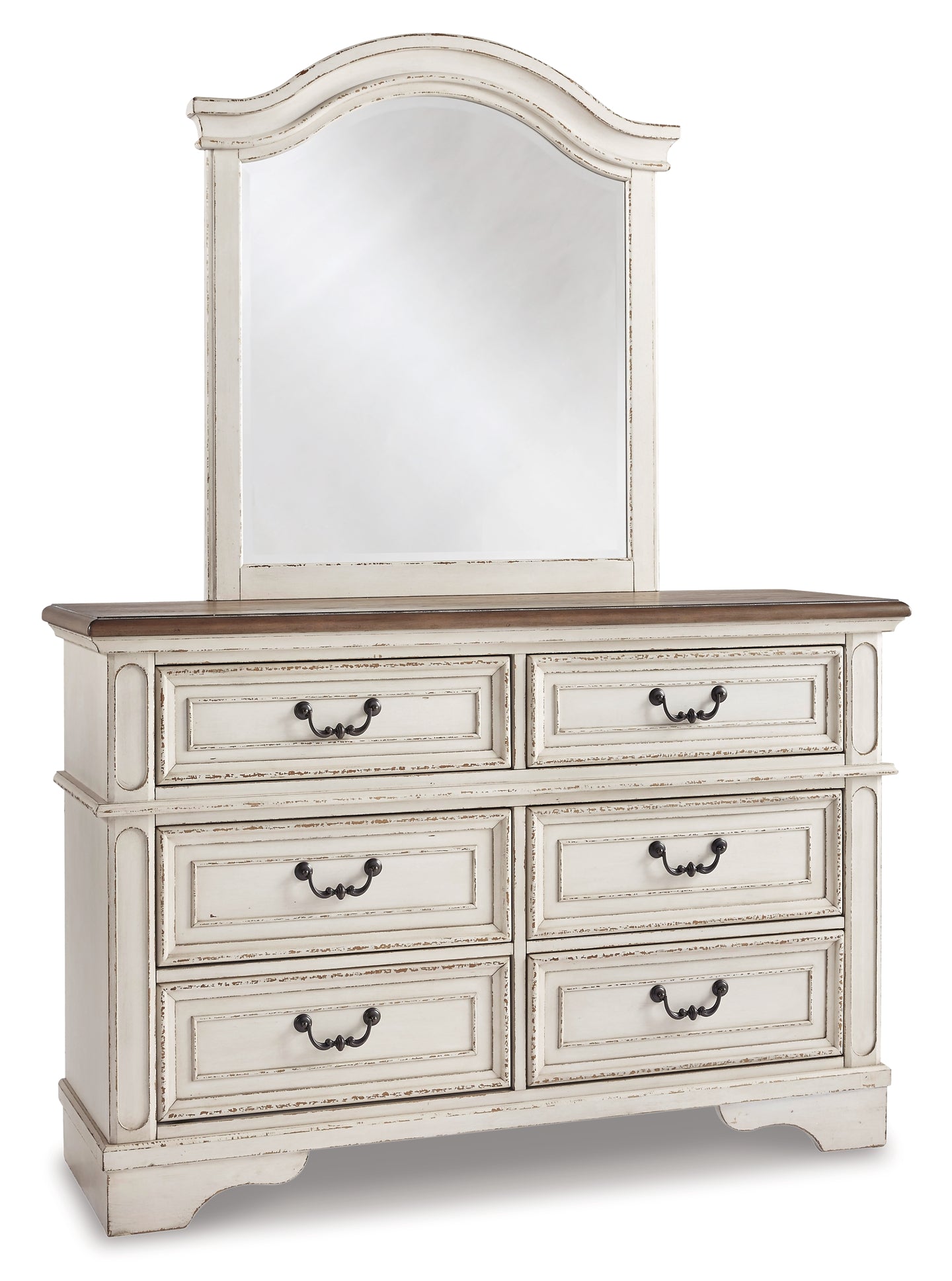 Realyn Twin Panel Bed with Mirrored Dresser, Chest and 2 Nightstands Milwaukee Furniture of Chicago - Furniture Store in Chicago Serving Humbolt Park, Roscoe Village, Avondale, & Homan Square