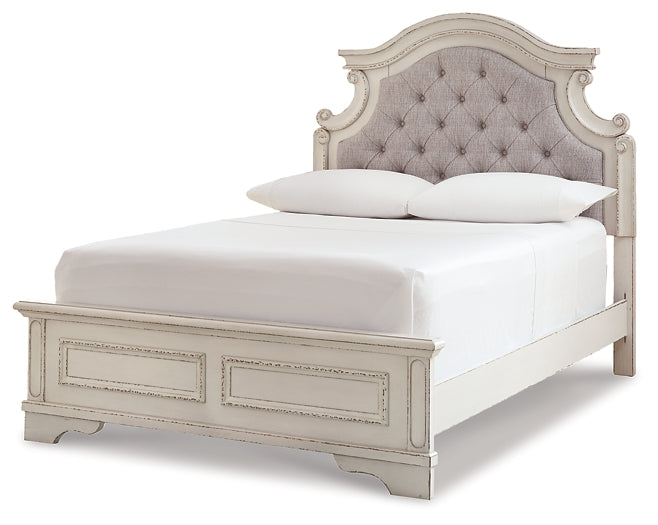 Realyn Full Panel Bed with Dresser Milwaukee Furniture of Chicago - Furniture Store in Chicago Serving Humbolt Park, Roscoe Village, Avondale, & Homan Square
