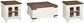 Wystfield Coffee Table with 2 End Tables Milwaukee Furniture of Chicago - Furniture Store in Chicago Serving Humbolt Park, Roscoe Village, Avondale, & Homan Square