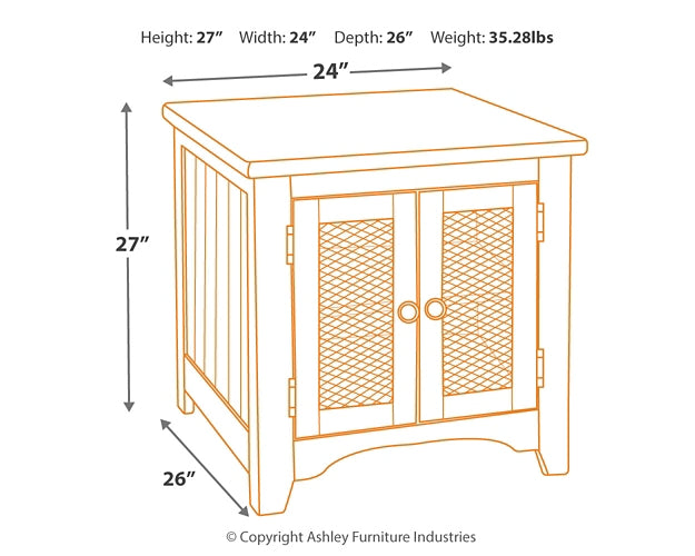 Wystfield Coffee Table with 2 End Tables Milwaukee Furniture of Chicago - Furniture Store in Chicago Serving Humbolt Park, Roscoe Village, Avondale, & Homan Square