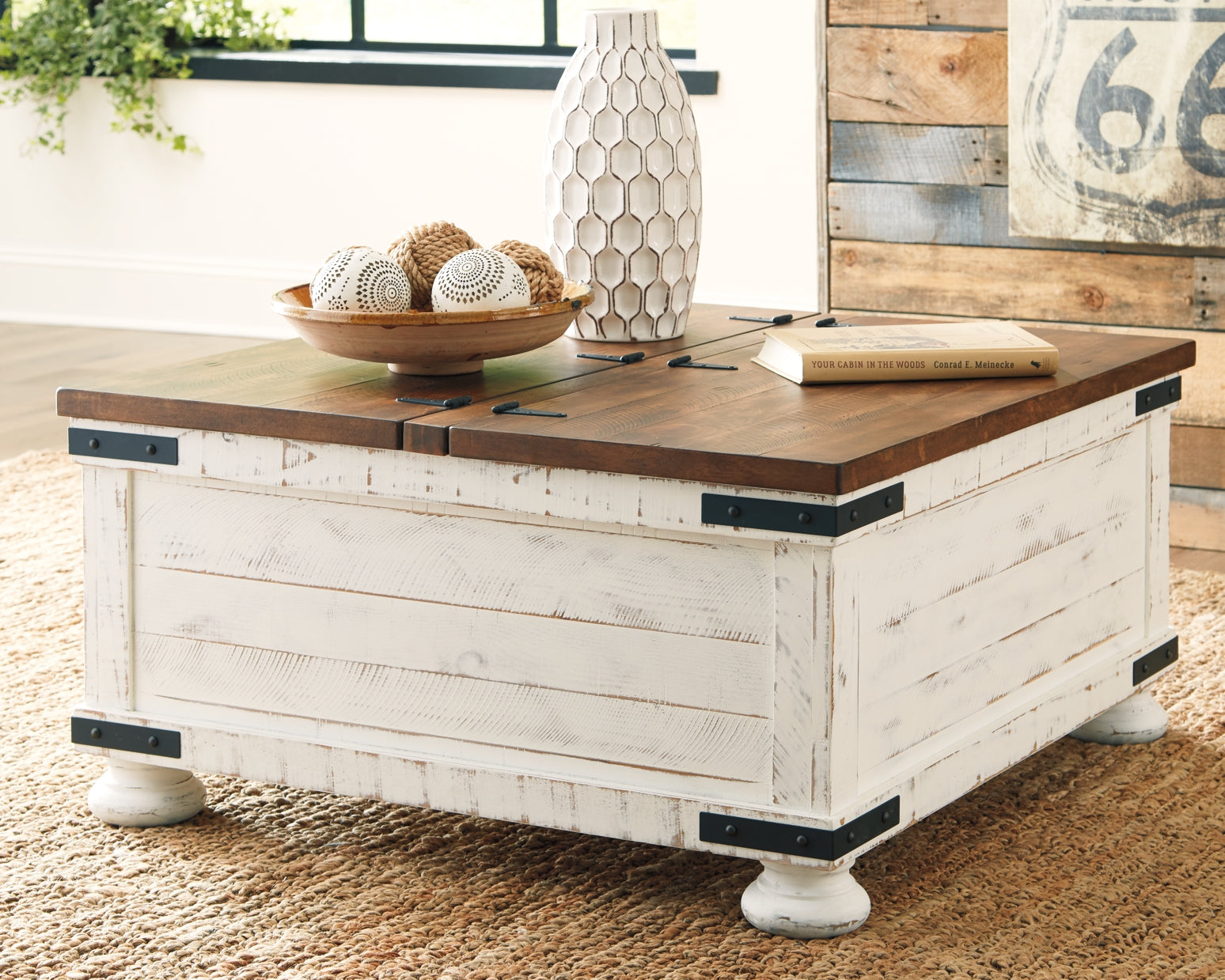 Wystfield Coffee Table with 2 End Tables Milwaukee Furniture of Chicago - Furniture Store in Chicago Serving Humbolt Park, Roscoe Village, Avondale, & Homan Square