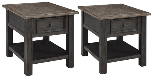 Tyler Creek 2 End Tables Milwaukee Furniture of Chicago - Furniture Store in Chicago Serving Humbolt Park, Roscoe Village, Avondale, & Homan Square