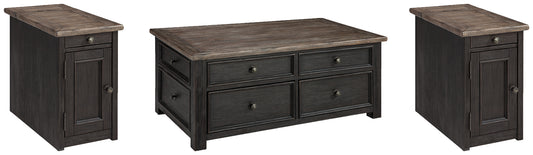 Tyler Creek Coffee Table with 2 End Tables Milwaukee Furniture of Chicago - Furniture Store in Chicago Serving Humbolt Park, Roscoe Village, Avondale, & Homan Square