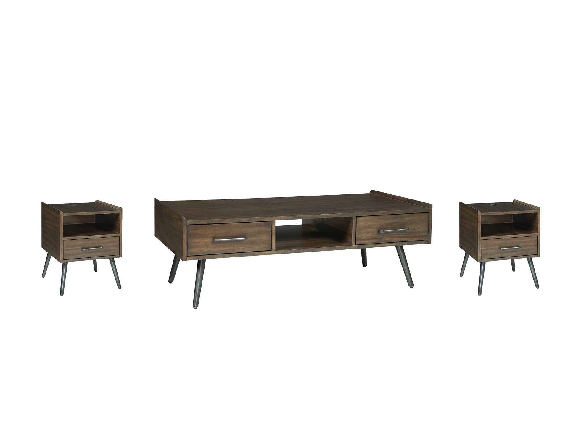 Calmoni Coffee Table with 2 End Tables Milwaukee Furniture of Chicago - Furniture Store in Chicago Serving Humbolt Park, Roscoe Village, Avondale, & Homan Square