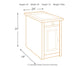 Tyler Creek 2 End Tables Milwaukee Furniture of Chicago - Furniture Store in Chicago Serving Humbolt Park, Roscoe Village, Avondale, & Homan Square