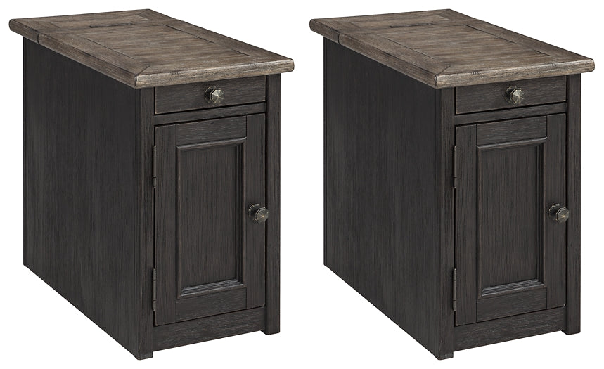Tyler Creek 2 End Tables Milwaukee Furniture of Chicago - Furniture Store in Chicago Serving Humbolt Park, Roscoe Village, Avondale, & Homan Square