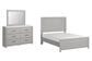 Cottonburg Full Panel Bed with Mirrored Dresser Milwaukee Furniture of Chicago - Furniture Store in Chicago Serving Humbolt Park, Roscoe Village, Avondale, & Homan Square