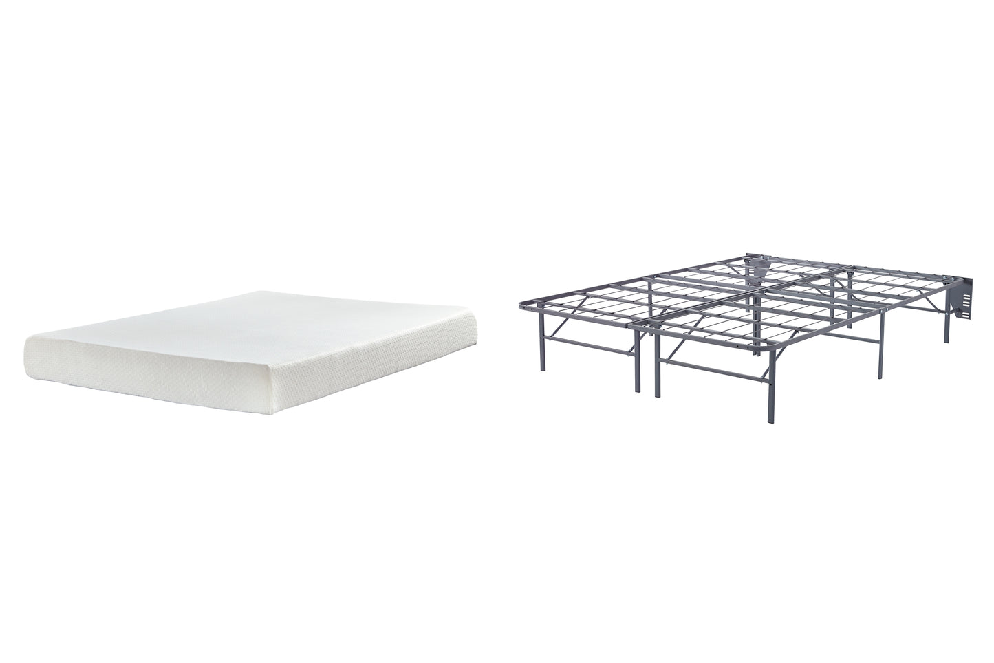 Chime 8 Inch Memory Foam Mattress with Foundation Milwaukee Furniture of Chicago - Furniture Store in Chicago Serving Humbolt Park, Roscoe Village, Avondale, & Homan Square