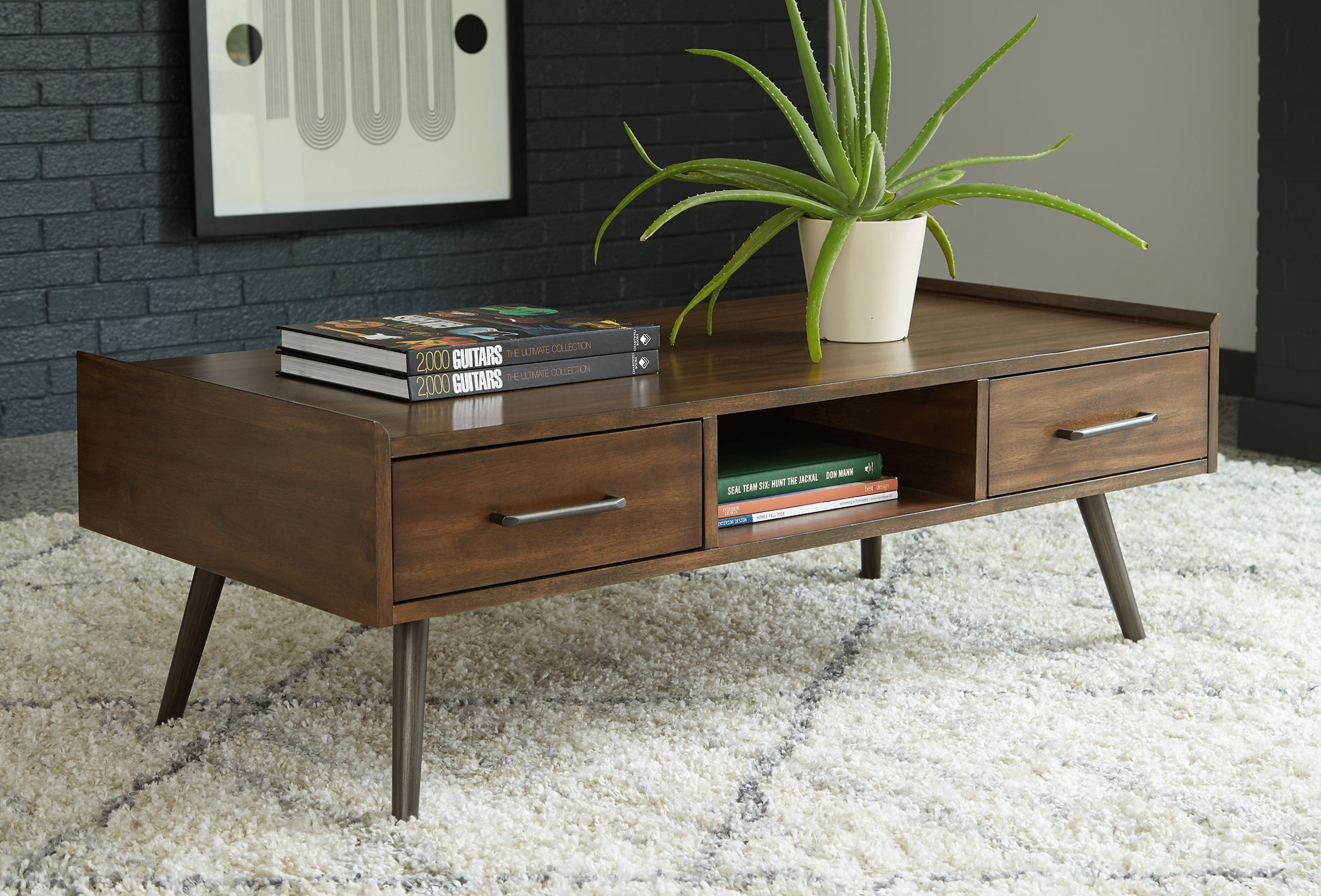 Calmoni Coffee Table with 1 End Table Milwaukee Furniture of Chicago - Furniture Store in Chicago Serving Humbolt Park, Roscoe Village, Avondale, & Homan Square