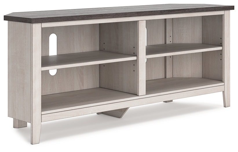 Dorrinson Medium Corner TV Stand Milwaukee Furniture of Chicago - Furniture Store in Chicago Serving Humbolt Park, Roscoe Village, Avondale, & Homan Square