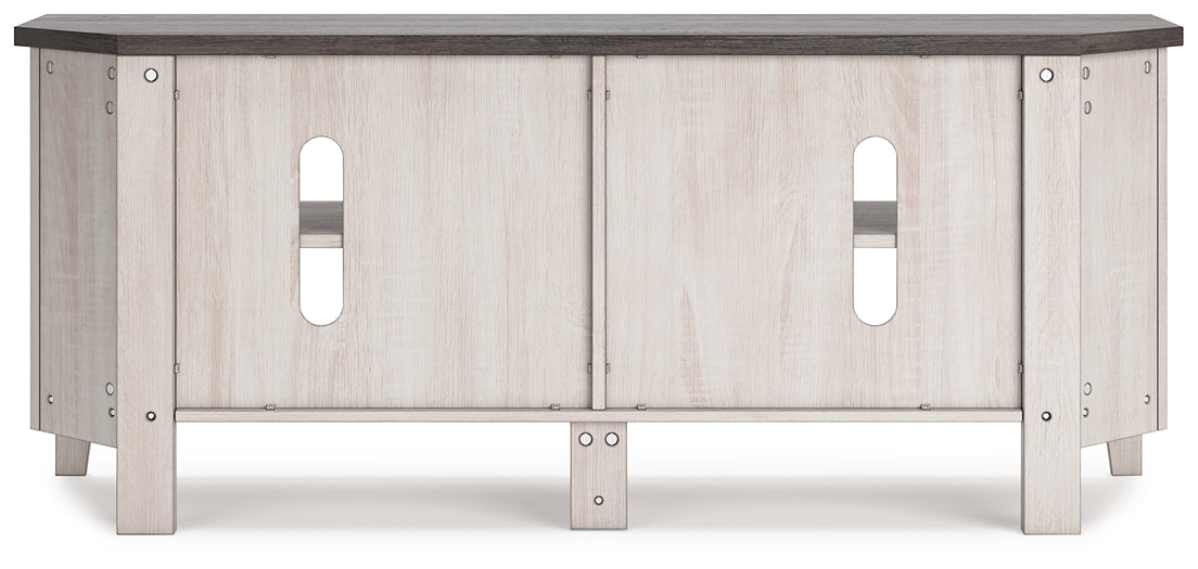 Dorrinson Medium Corner TV Stand Milwaukee Furniture of Chicago - Furniture Store in Chicago Serving Humbolt Park, Roscoe Village, Avondale, & Homan Square